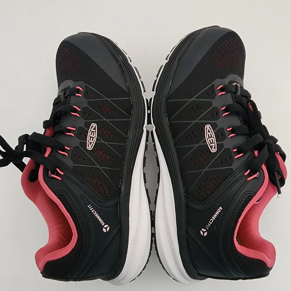 Keen Utility Steel Toe black pink sneaker shoes Konnect‎ Fit womens size 9.5